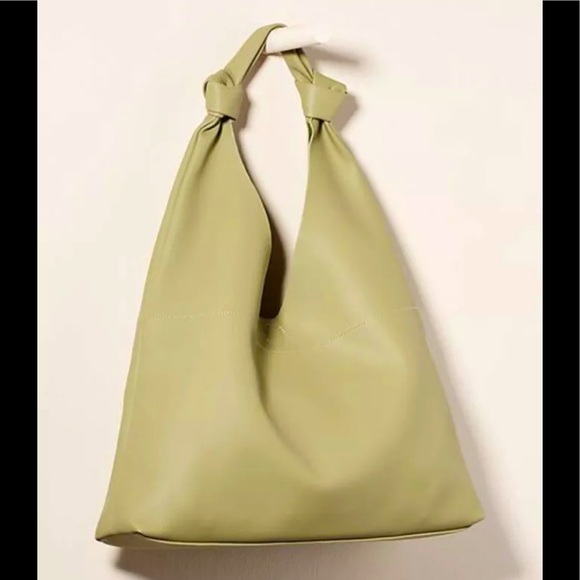 Anthropologie Handbags - Anthropologie Eve Slouchy Tote Bag by Urban Originals ~GREEN-Vegan